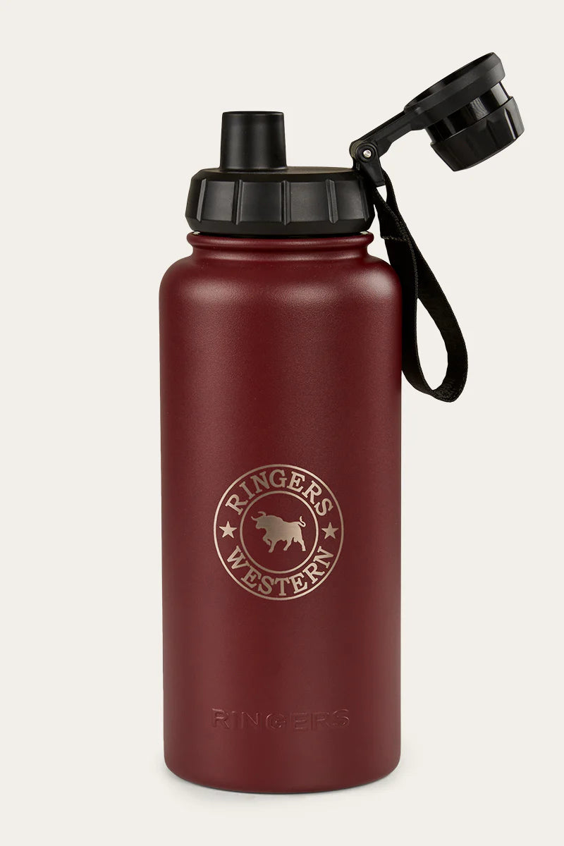 Longview Drink Bottle - Burgundy