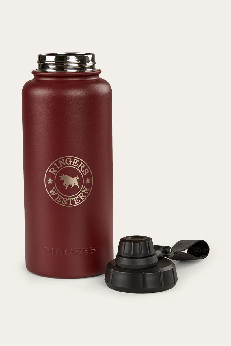 Longview Drink Bottle - Burgundy