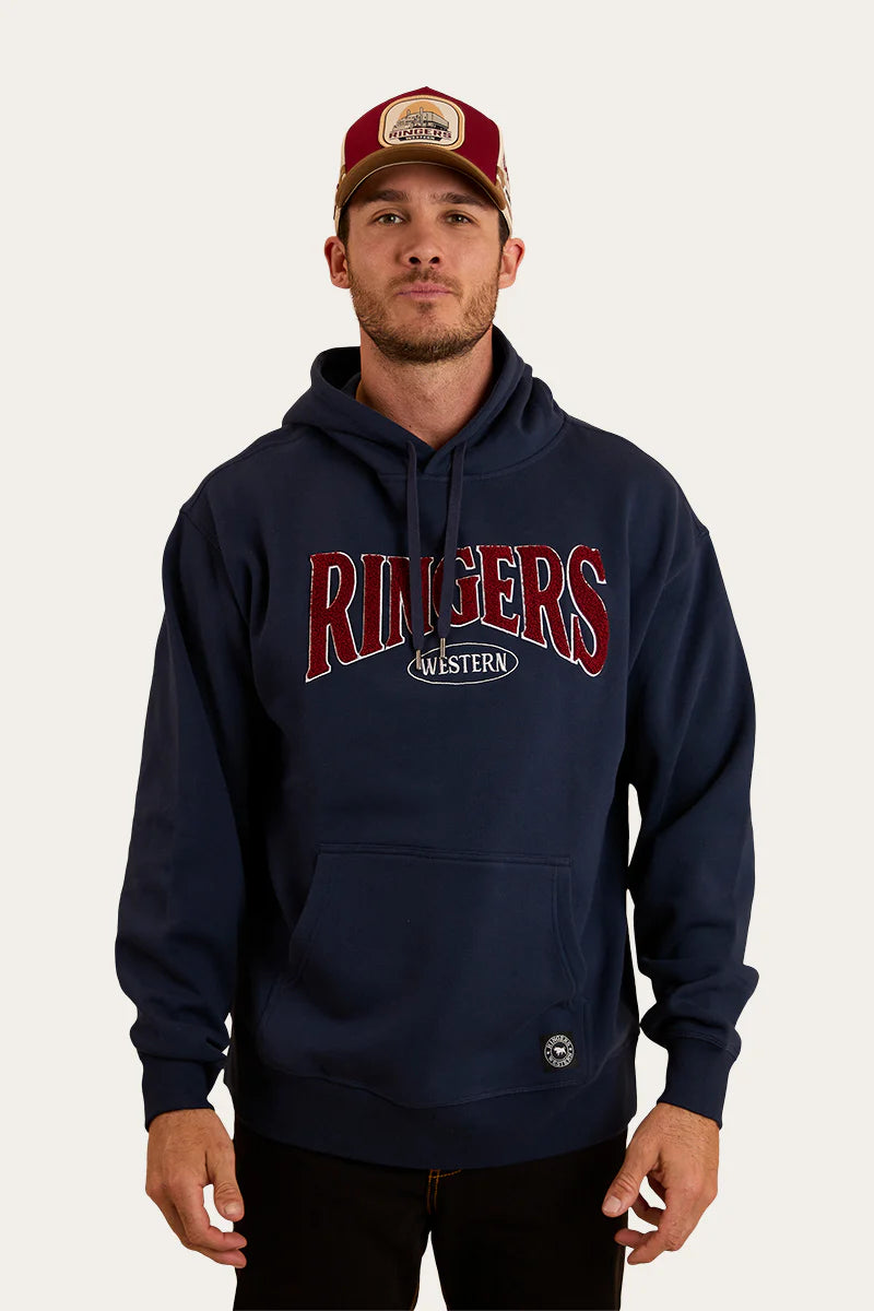 Daylesford Mens Australian Cotton Fleece - Navy/White