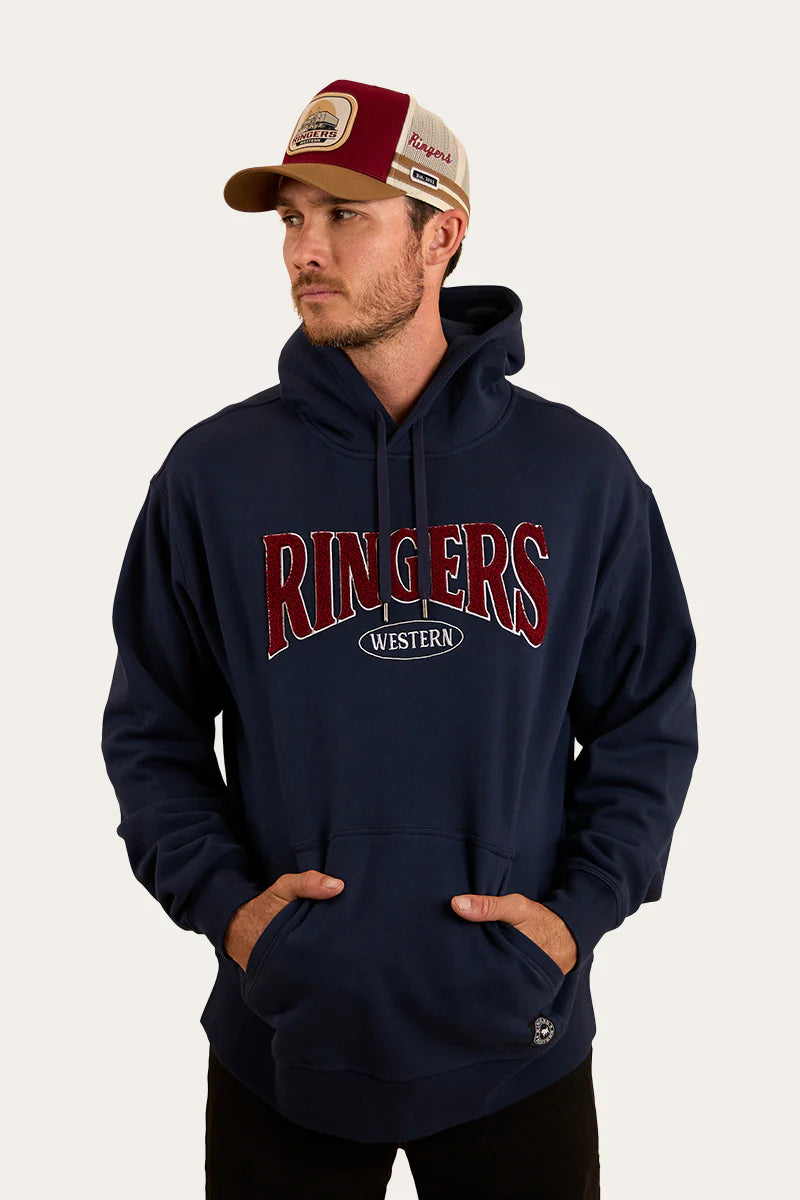 Daylesford Mens Australian Cotton Fleece - Navy/White