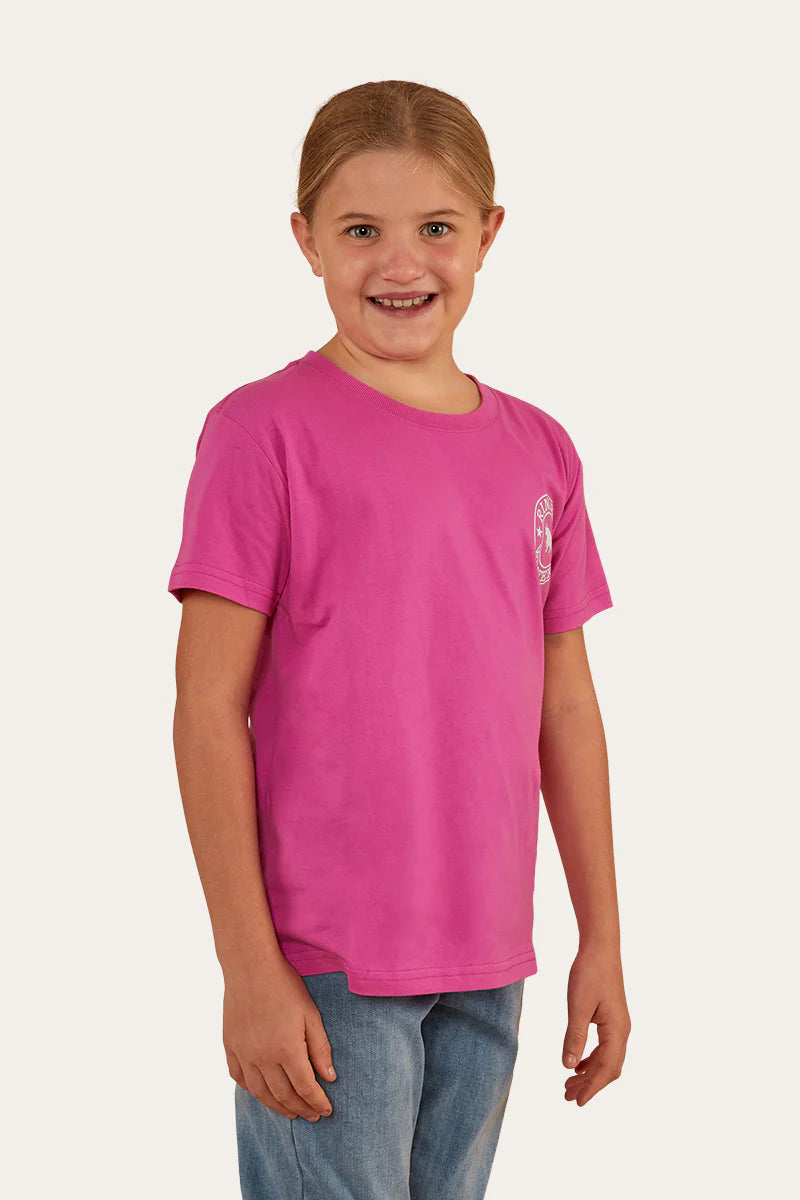 Signature Bull Kids Classic T-Shirt - Candy/White