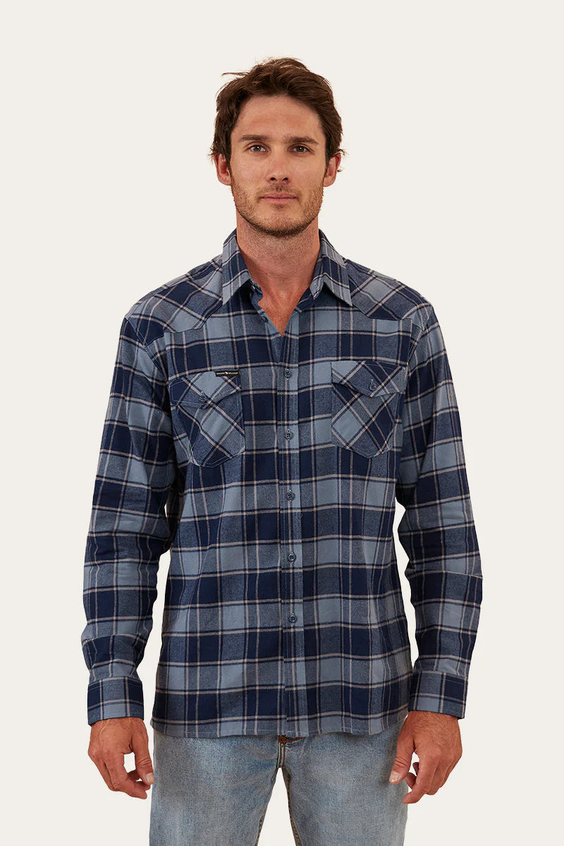Sullivan Mens Flannel - Yale Blue