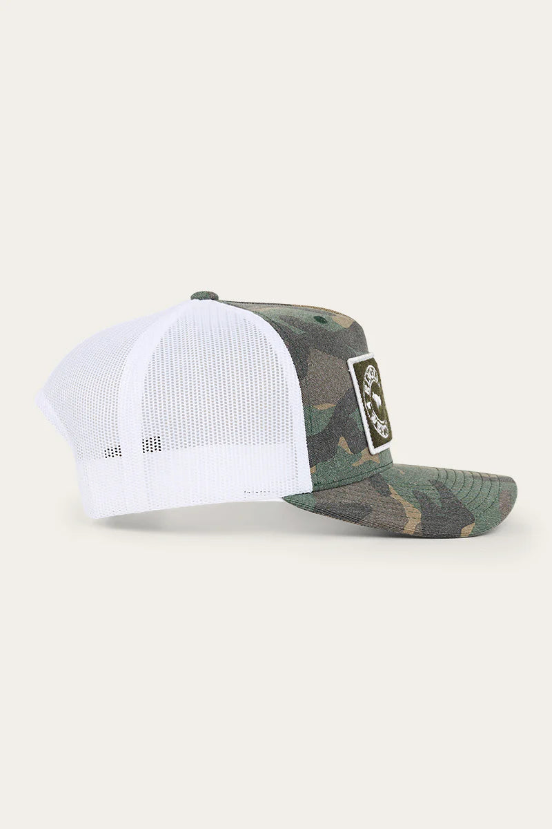 Strike Trucker Cap - Camo/Orange