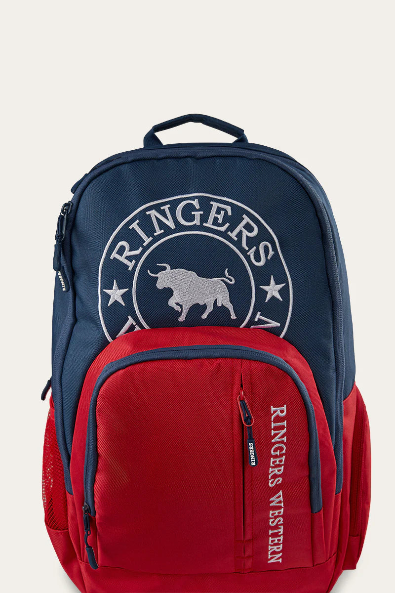 Holtze Backpack - Navy/Red