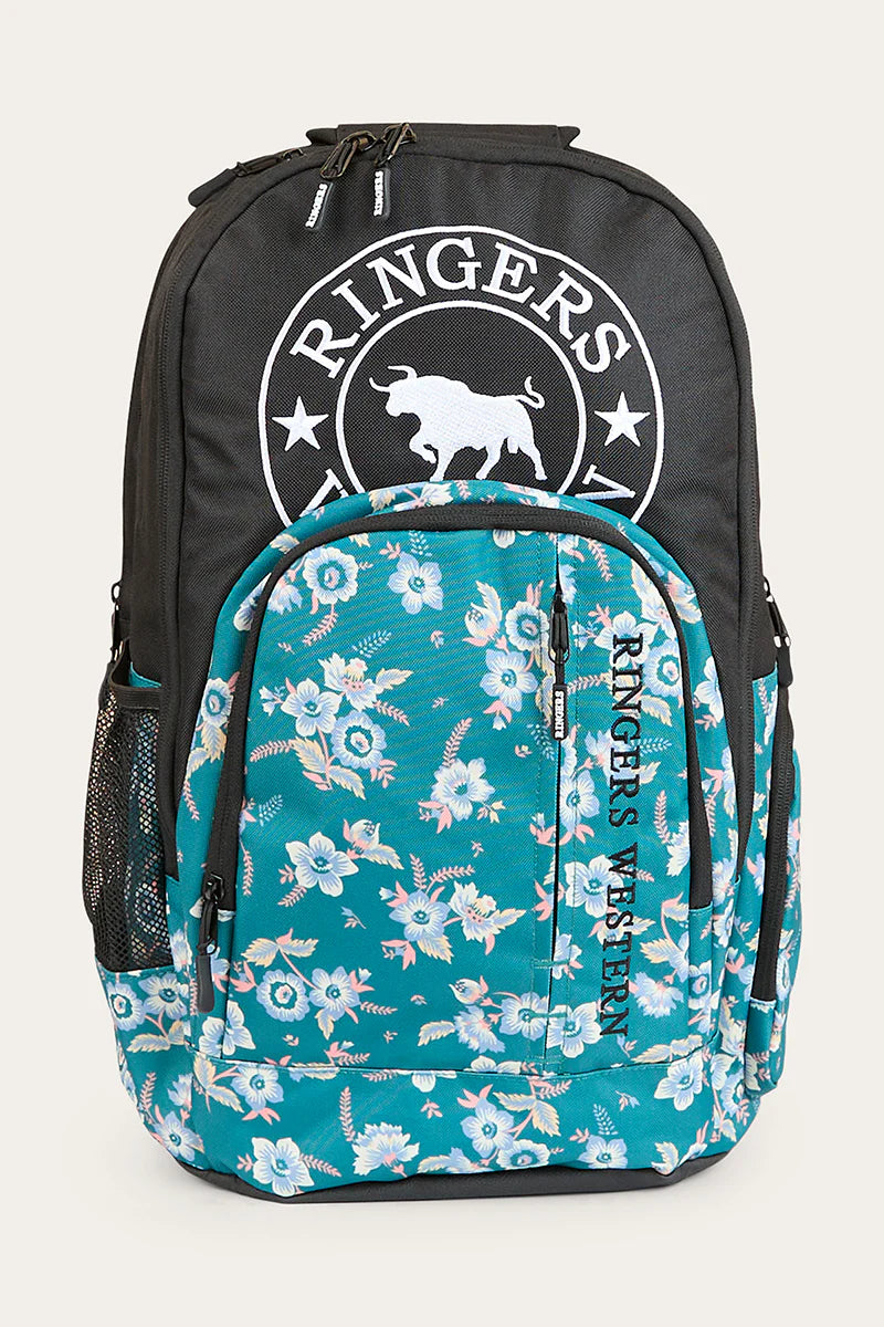 Holtze Backpack - Black/Floral