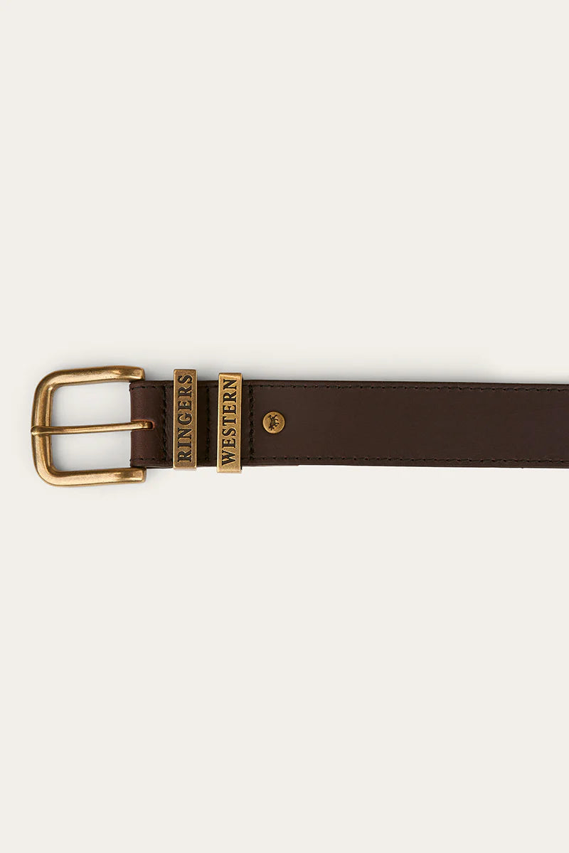 James Belt - Dark Brown/ Gold