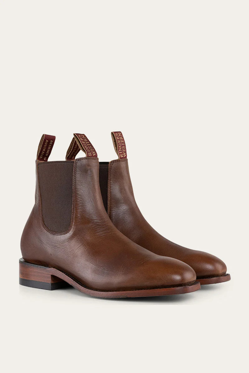 KUNUNURRA MENS BOOT - BURNT BROWN - Ringers Western Toowoomba