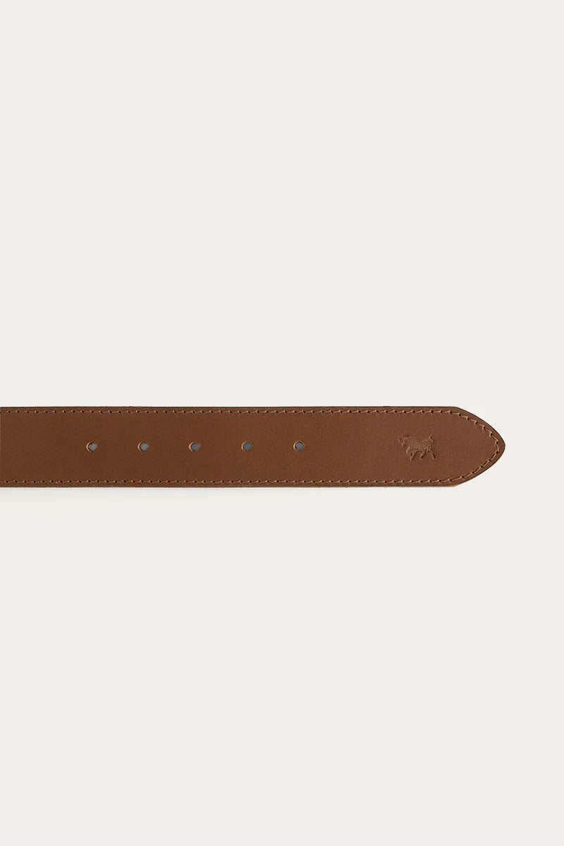 James Kids Belt - Tawny Brown/Silver