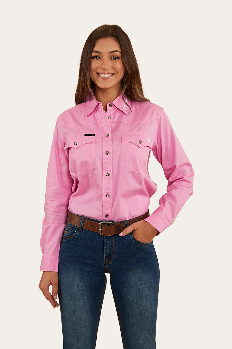 Lambert Womens Work Shirt - Pastel Pink