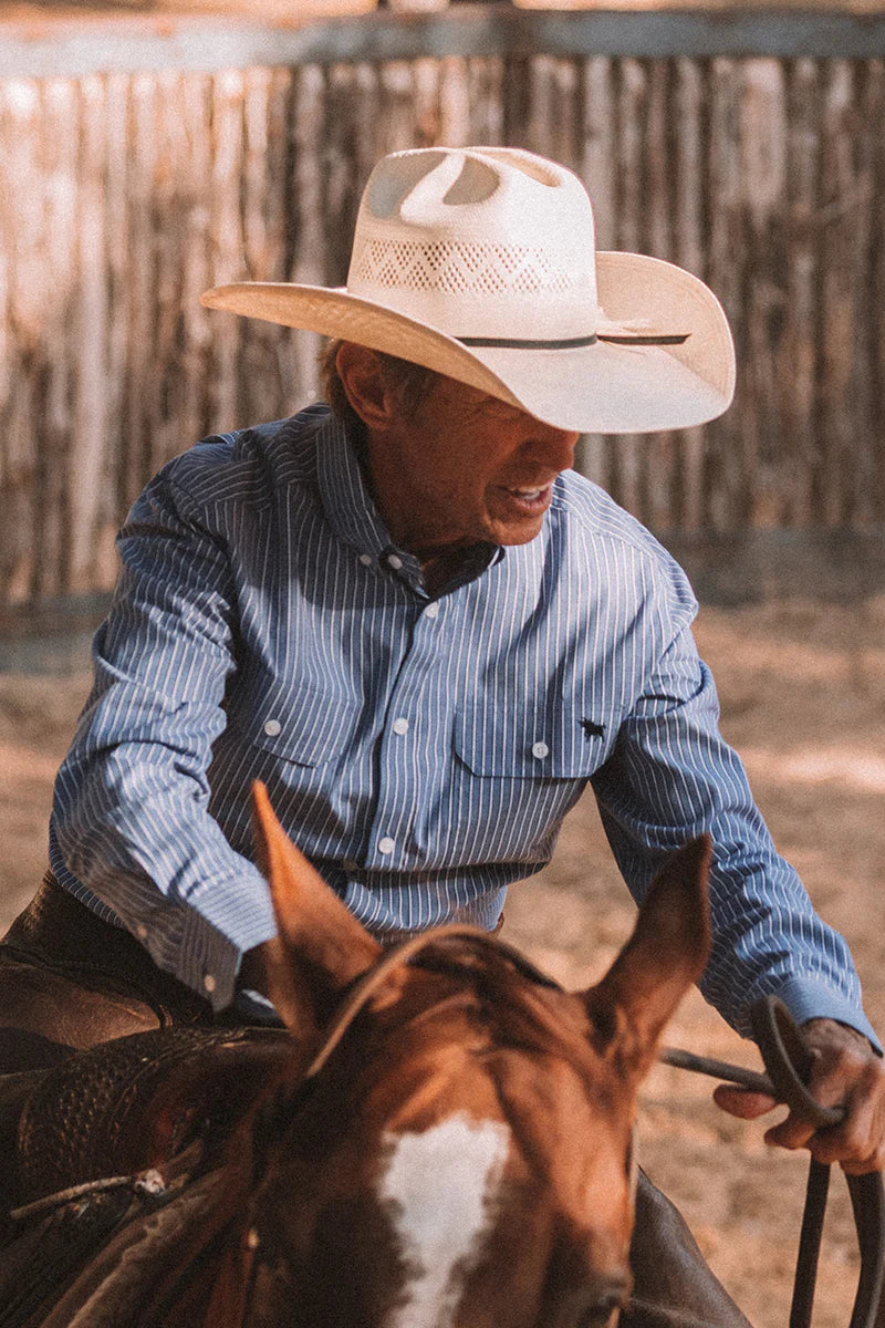 Hargrave Mens Union Dress Shirt - Blue