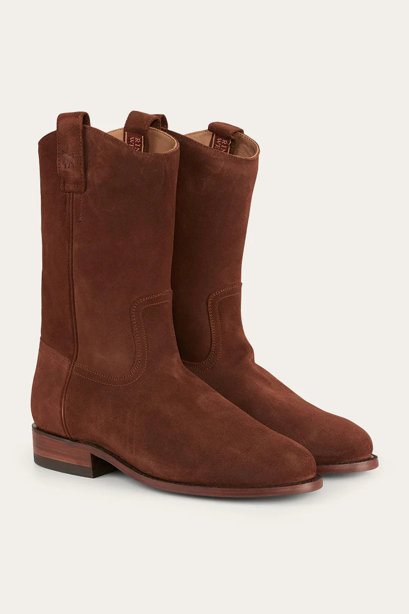 KIMBERLEY MENS CLASSIC HIGH BOOT - MOCHA - Ringers Western Toowoomba