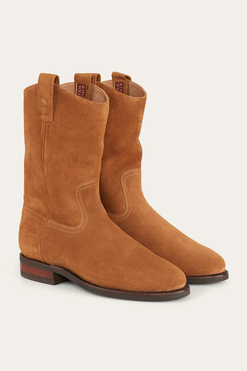 KIMBERLEY MENS HIGH BOOT - DARK CAMEL - Ringers Western Toowoomba