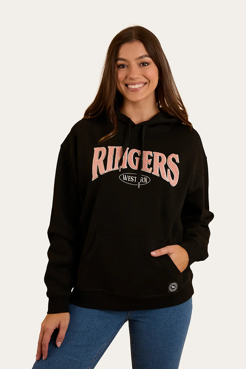 Middleton Womens Australian Cotton Fleece - Black/Pink