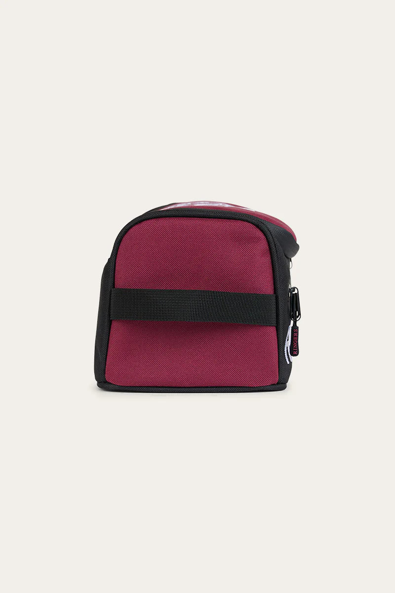 Occy Toiletry Bag - Burgundy/Black