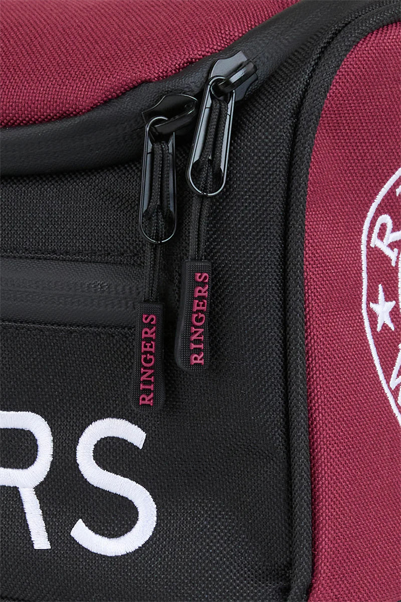 Occy Toiletry Bag - Burgundy/Black