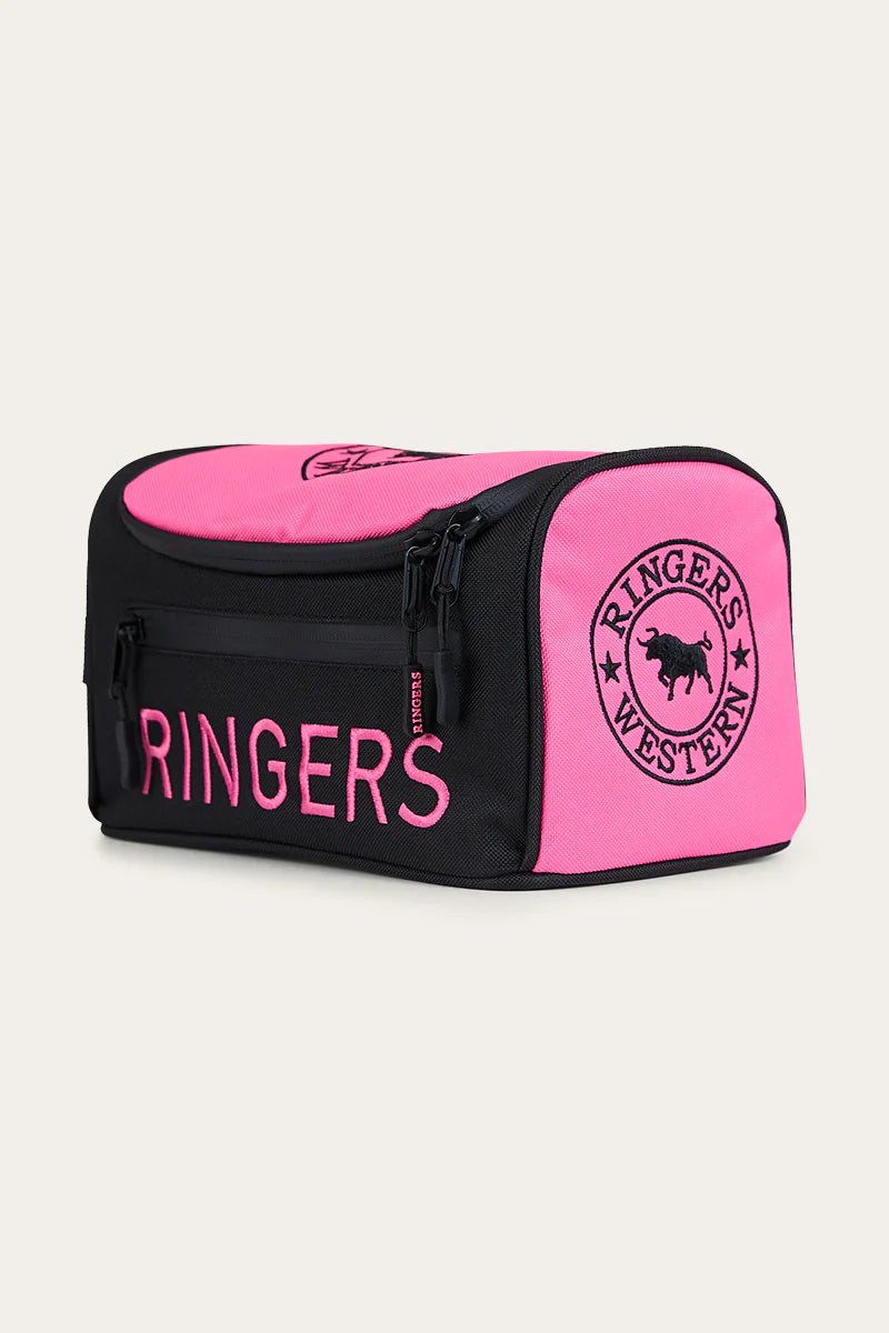 Occy Toiletry Bag - Pink/Black