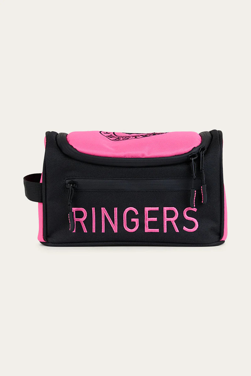 Occy Toiletry Bag - Pink/Black