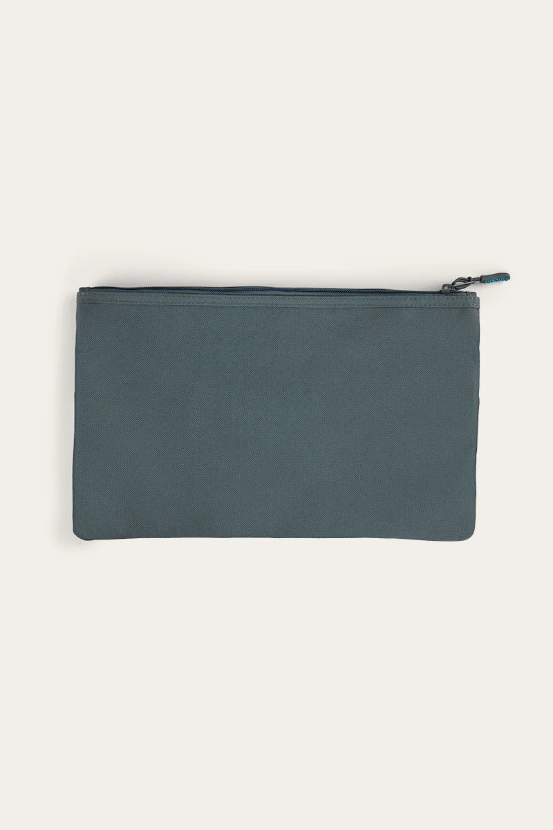 Spencer Pencil Case - Grey/Blue