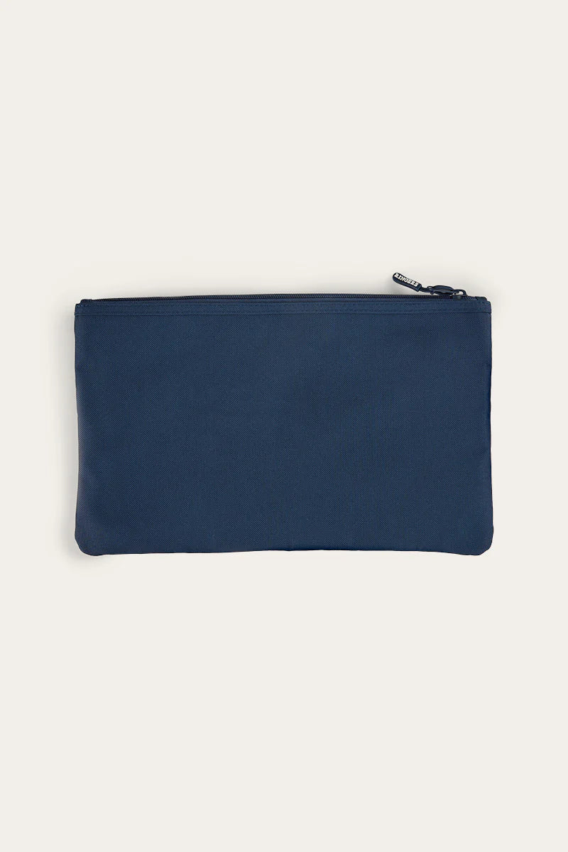 Spencer Pencil Case - Navy/Red