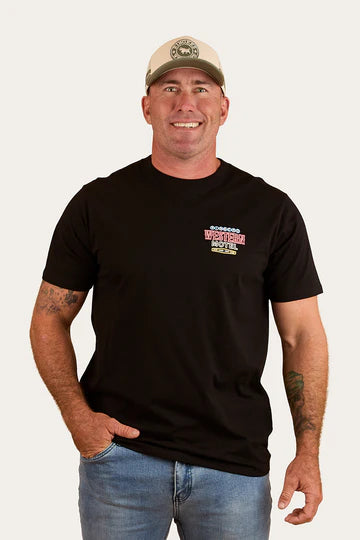 Ride Hard Mens Loose Fit T-Shirt - Black