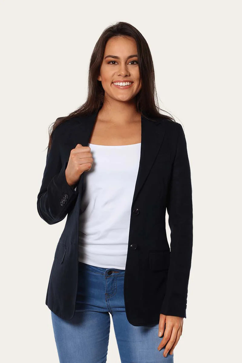 Amelia Womens Blazer - Dark Navy