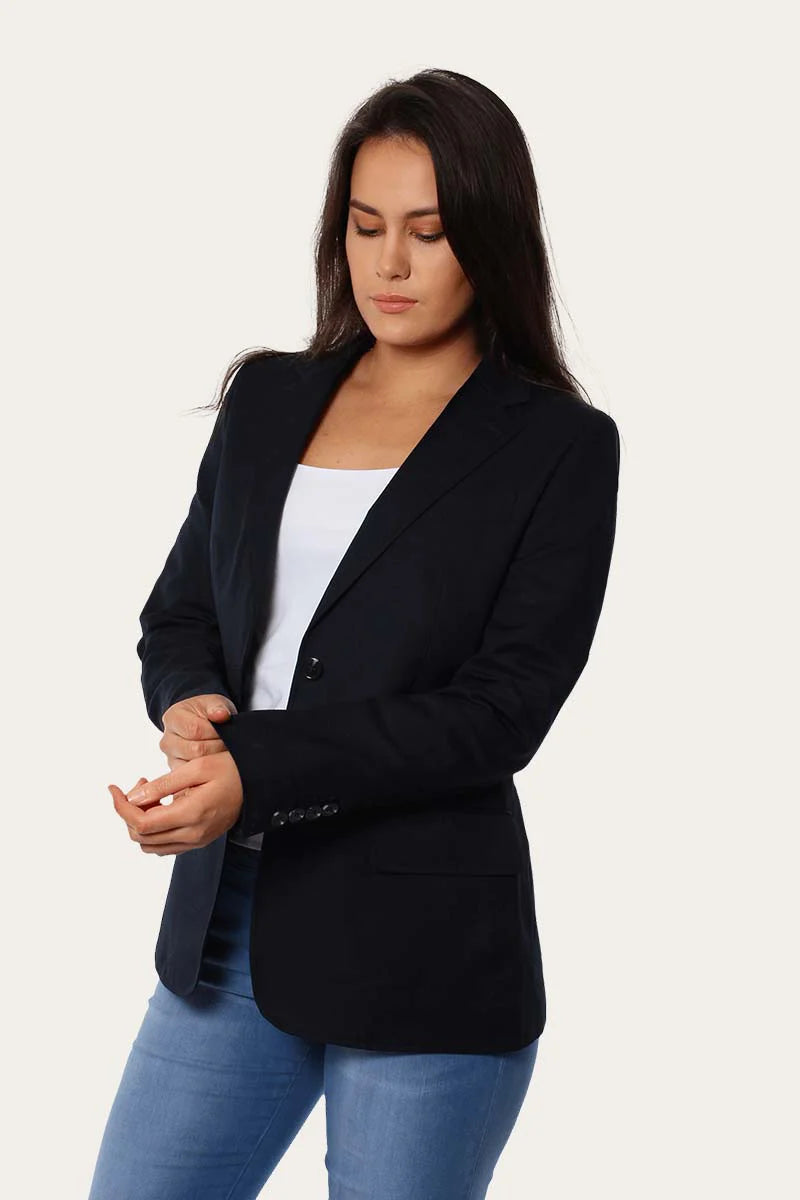 Amelia Womens Blazer - Dark Navy