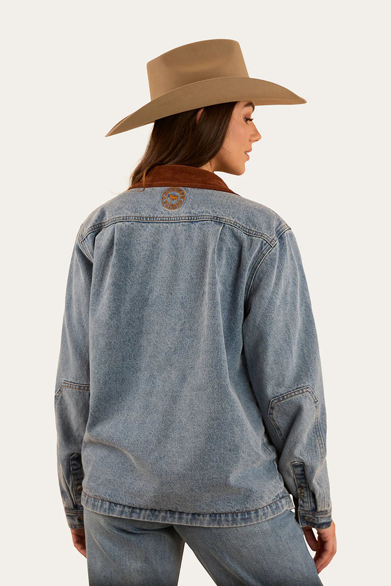 Rosebrook Womens Overshirt - Light Blue Wash