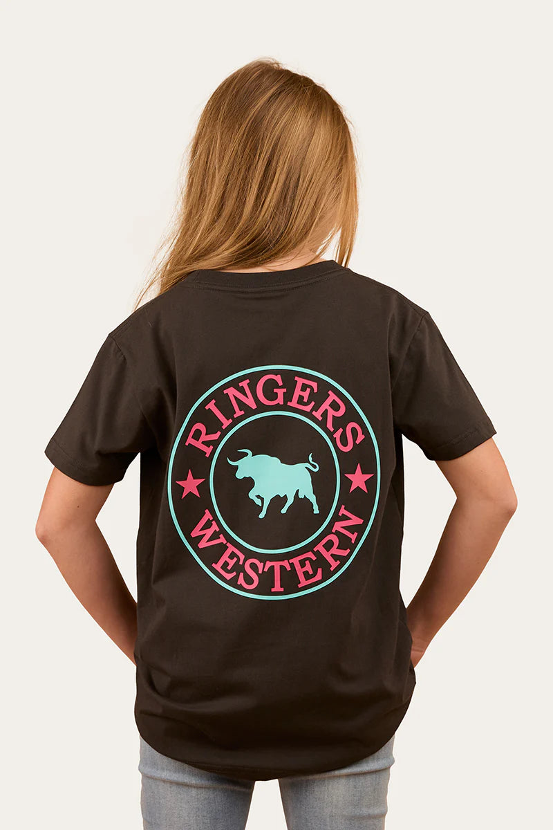 Signature Bull Kids Classic T-Shirt - Charcoal / Multi