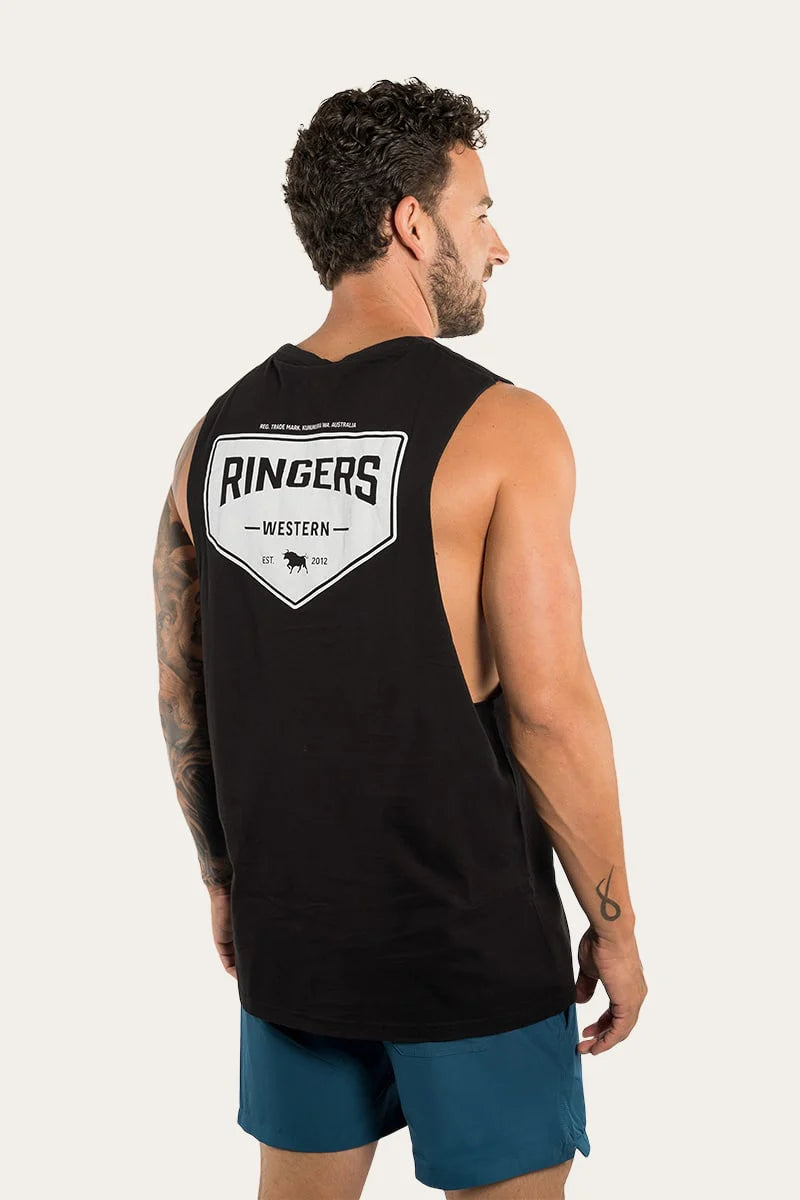 Squadron Mens Muscle Tank - Black