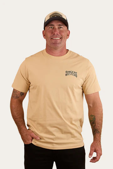 Do No Harm Take No Bull Mens Loose Fit T-Shirt - Dark Sand