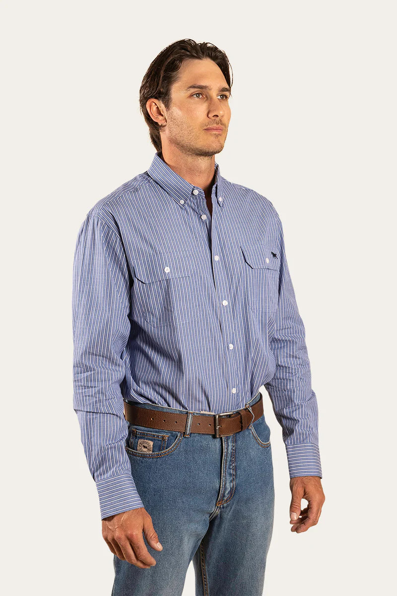 Hargrave Mens Union Dress Shirt - Blue