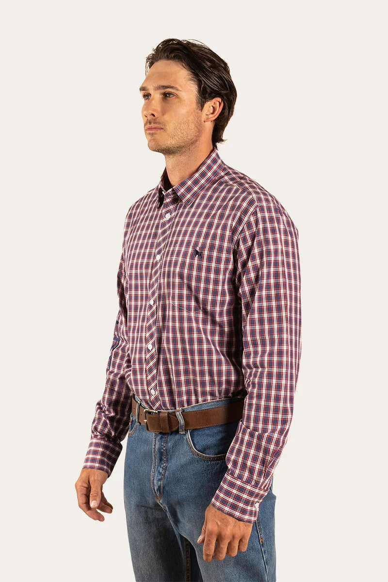 Benson Mens Dress Shirt - Red