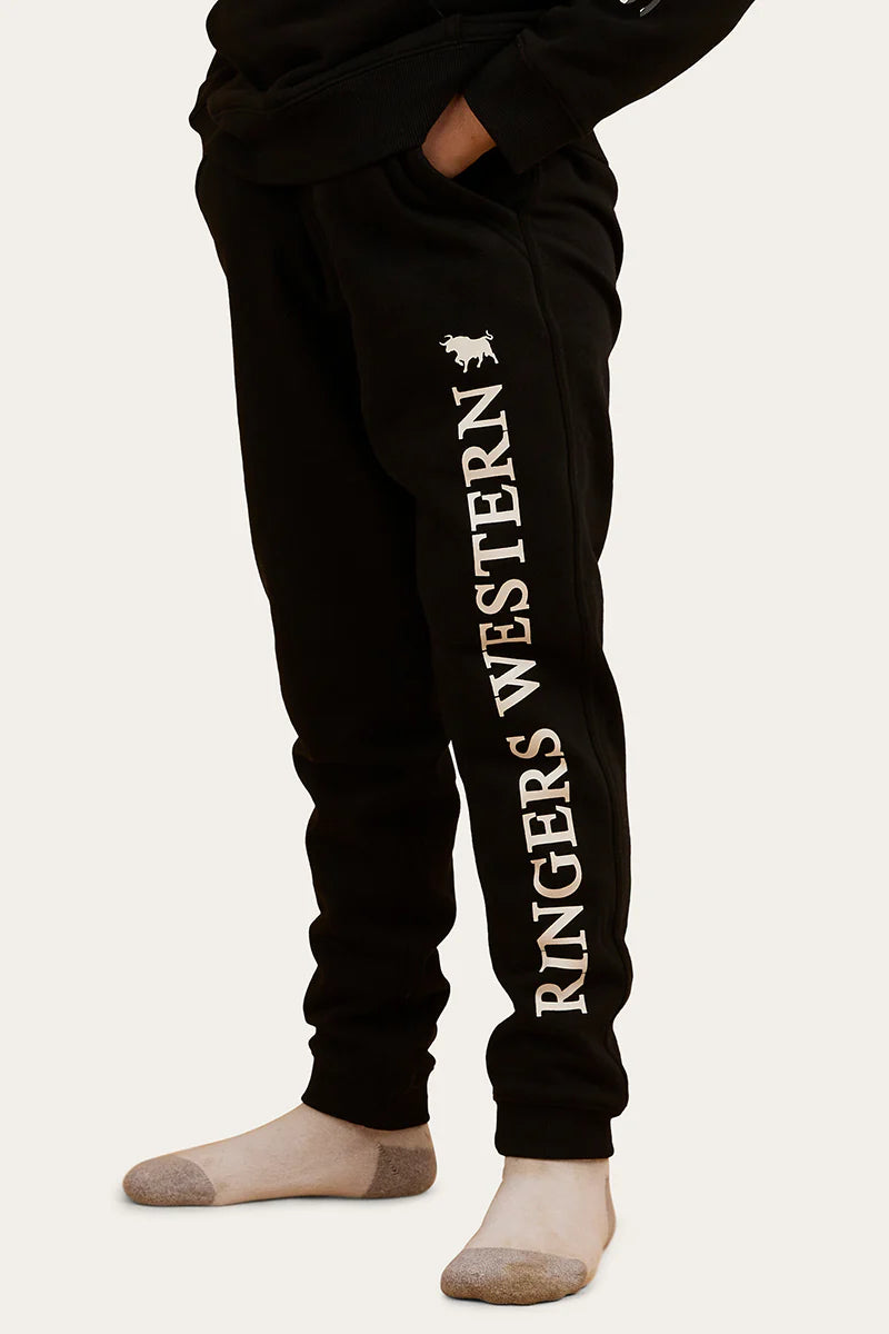 Durango Kids Trackpant - Black/White