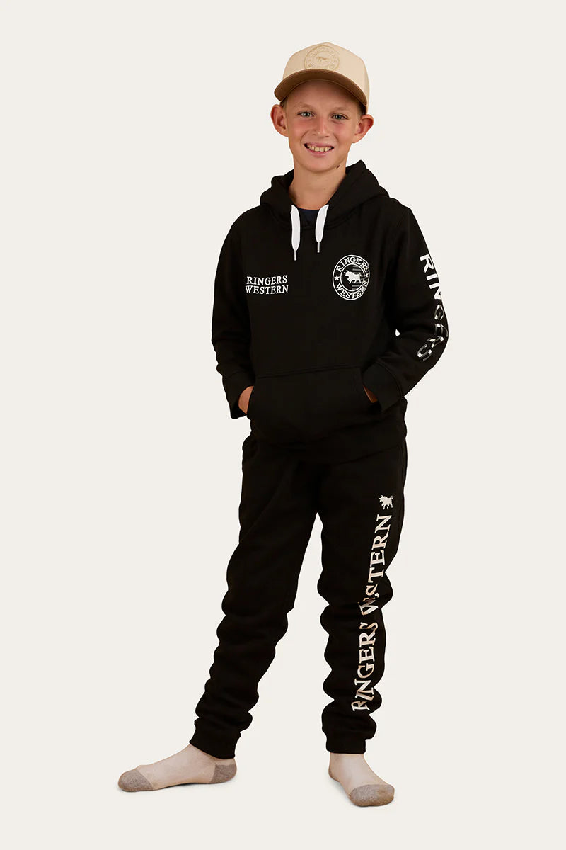 Durango Kids Trackpant - Black/White