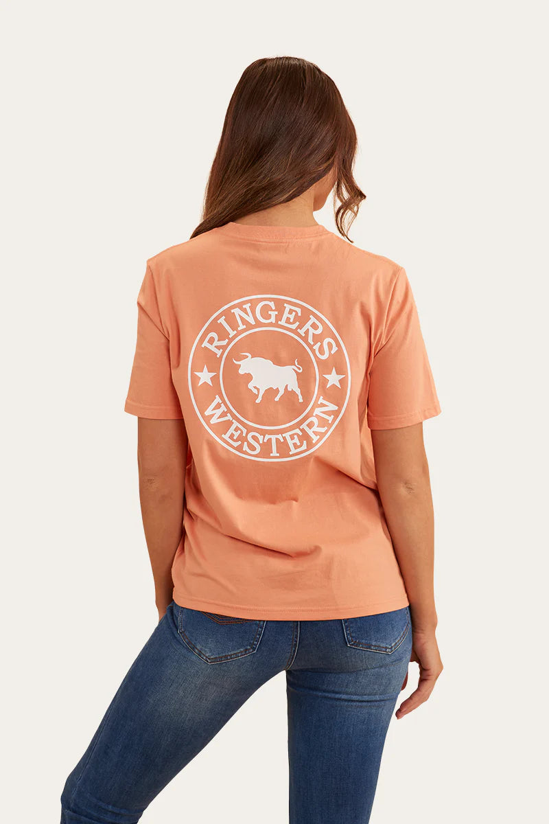 Signature Bull Womens Loose Fit T-Shirt - Sunset