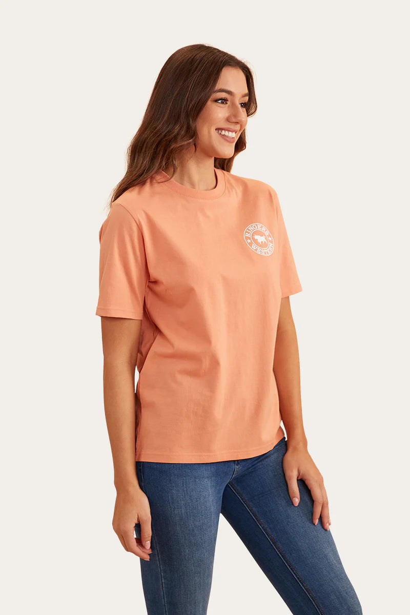 Signature Bull Womens Loose Fit T-Shirt - Sunset