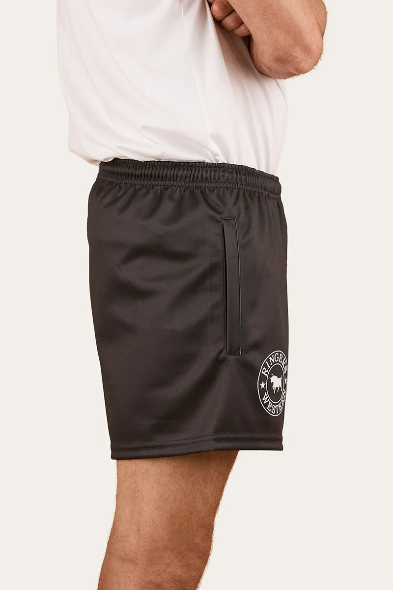 Walkabout Warrior Footy Short - Charcoal/Multi