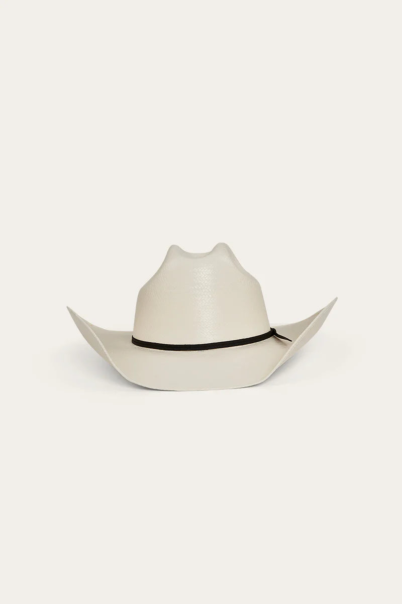 West Kids Paper Straw Hat - White
