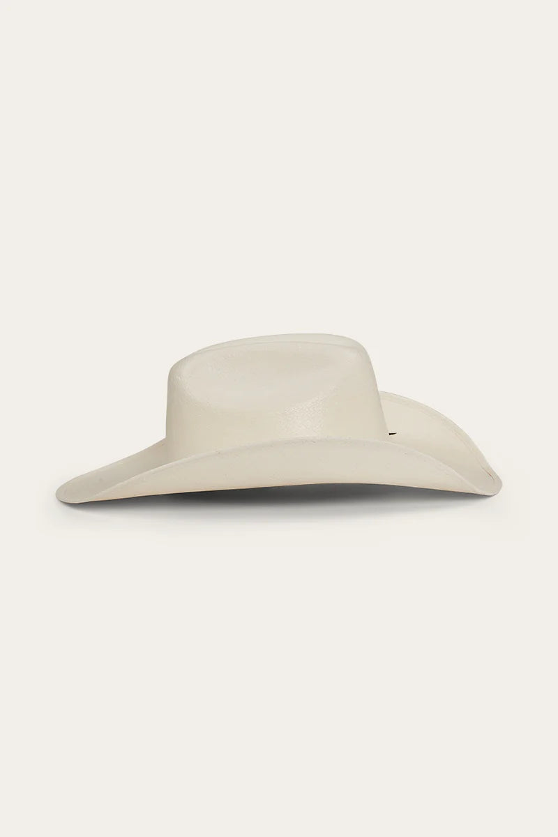 West Kids Paper Straw Hat - White