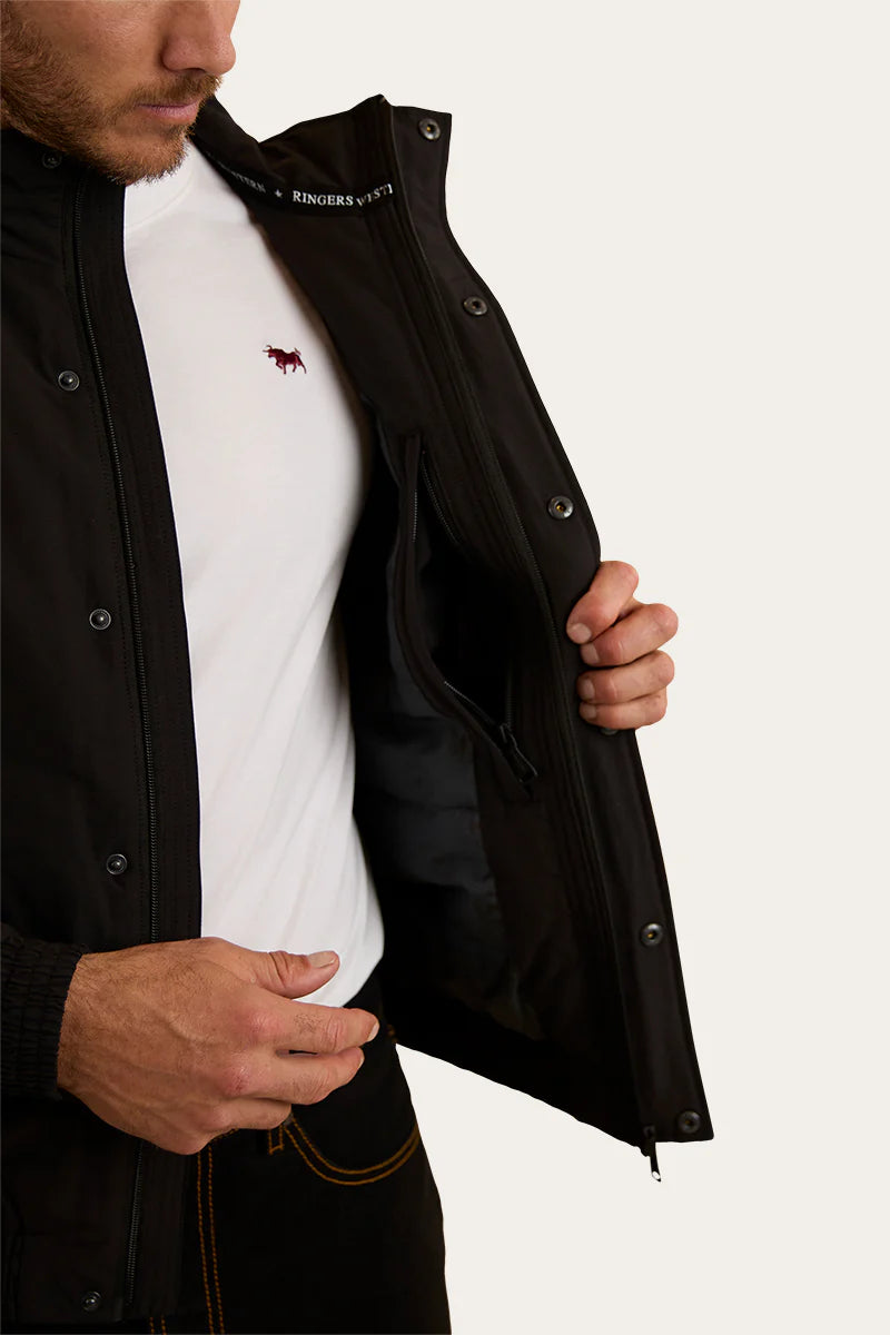 Kidman Mens Jacket - Black/White