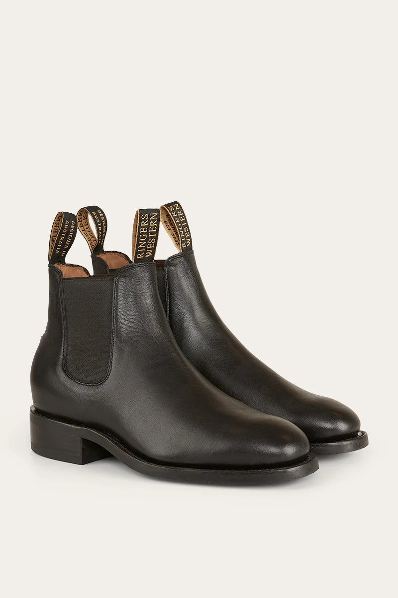 KUNUNURRA WOMENS BOOT - BLACK - Ringers Western Toowoomba