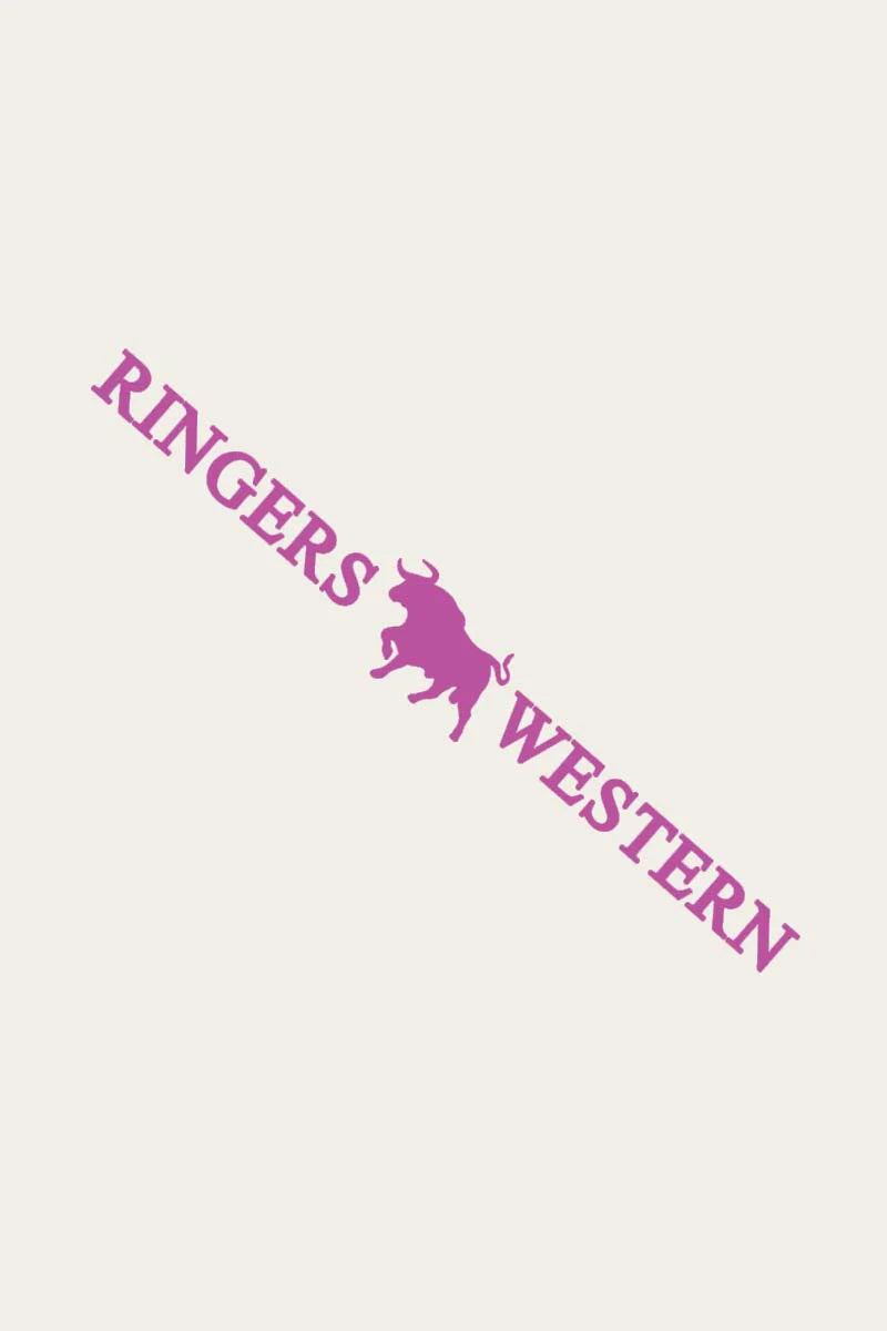RW Large Long Die Cut Sticker - Pink