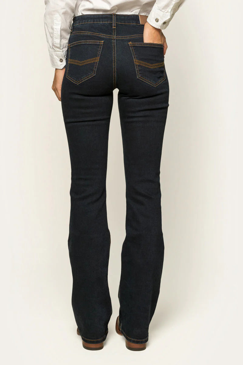 KATHERINE WOMENS MID RISE BOOTLEG - DARK BLUE - Ringers Western Toowoomba