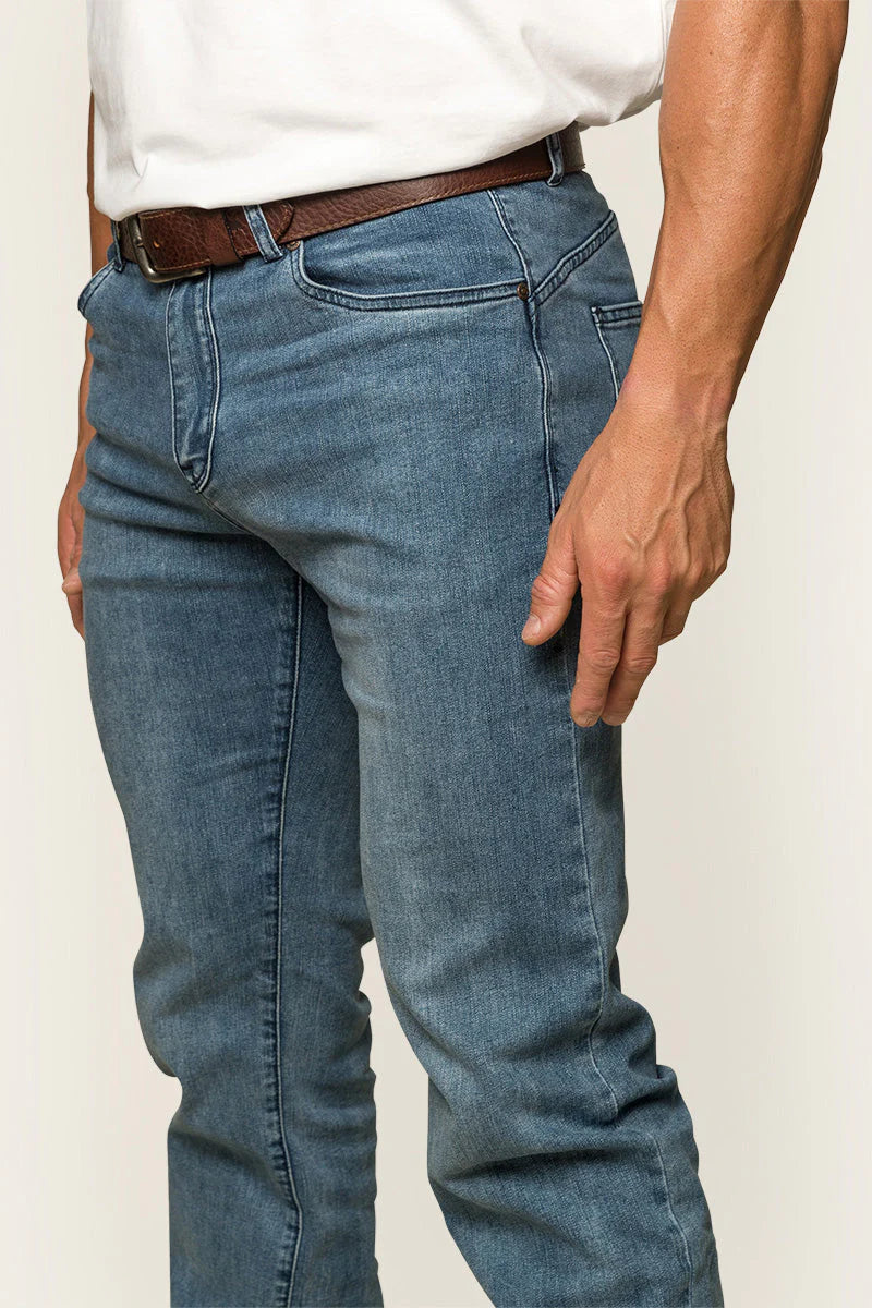 Mitchell Mens Straight Leg Jean - Light Blue - Ringers Western Toowoomba