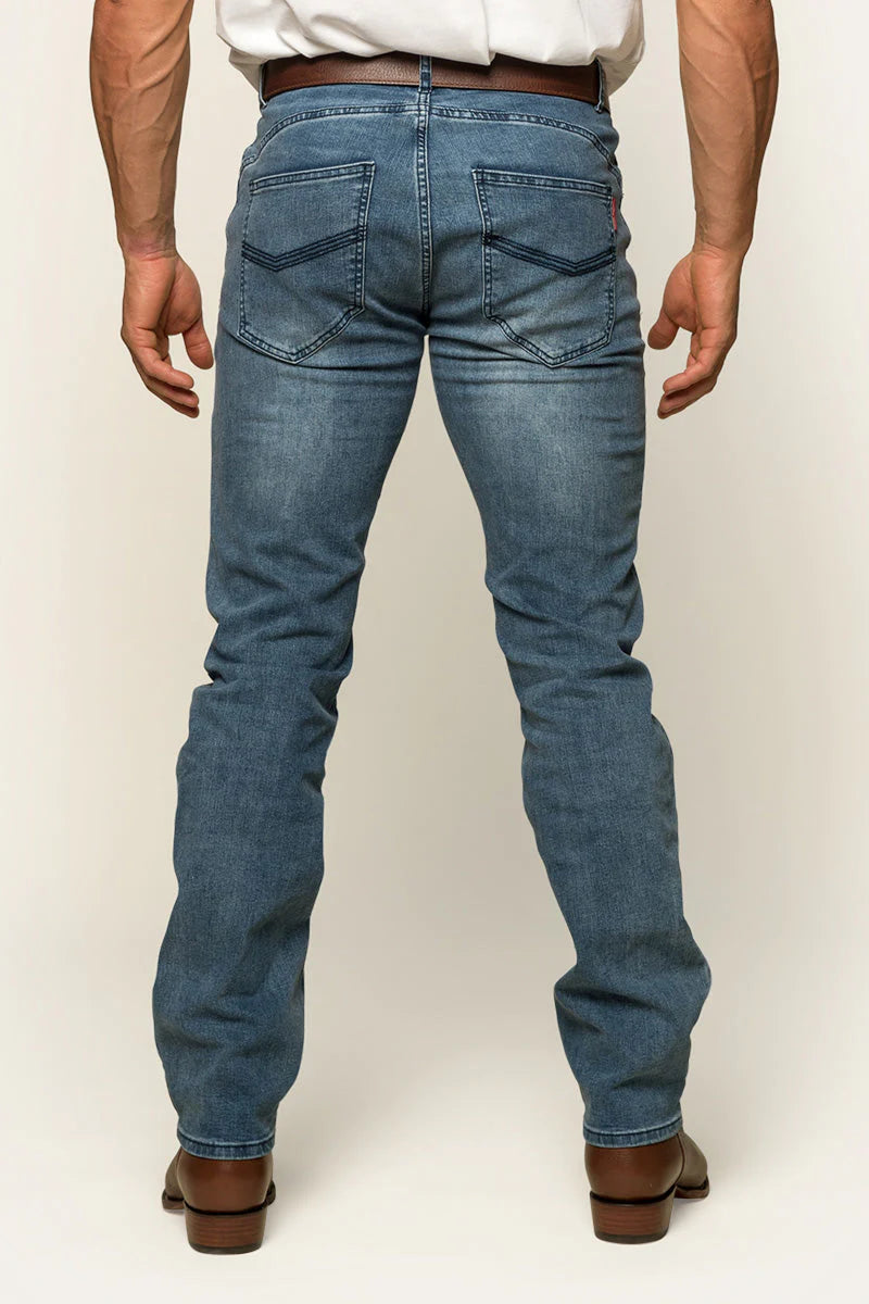 Mitchell Mens Straight Leg Jean - Light Blue - Ringers Western Toowoomba