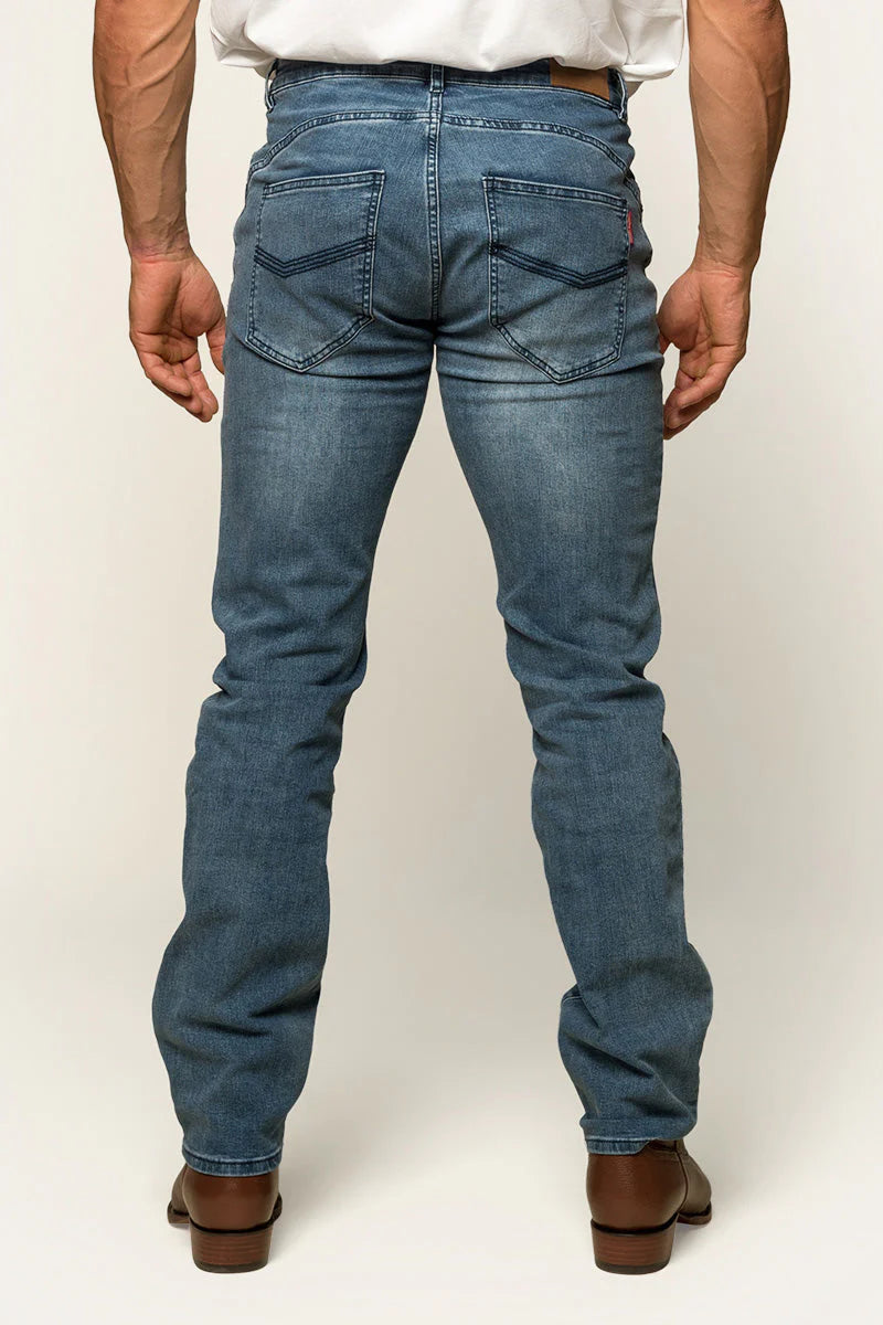 Mitchell Mens Straight Leg Jean - Light Blue - Ringers Western Toowoomba