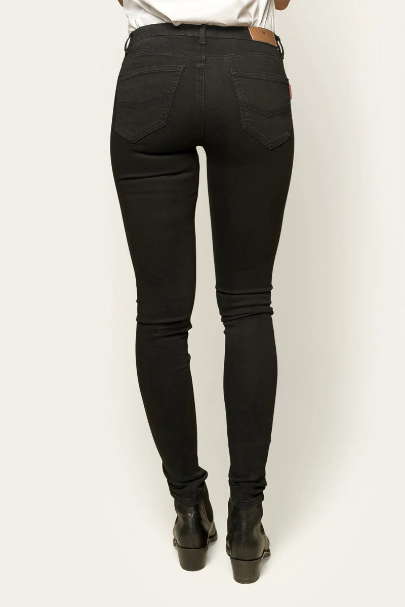 SOPHIE WOMENS SKINNY LEG JEAN - BLACK - Ringers Western Toowoomba