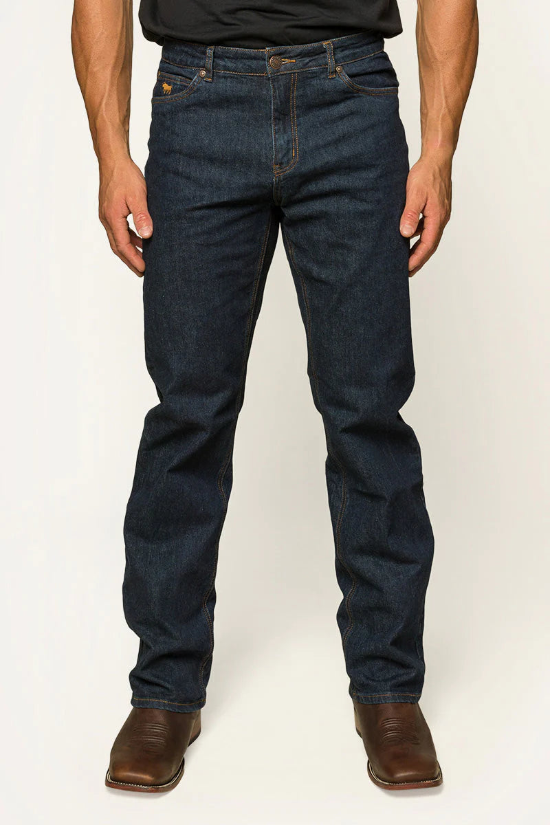 Sturt Mens Relaxed Leg Jean - Dark Blue - Ringers Western Toowoomba
