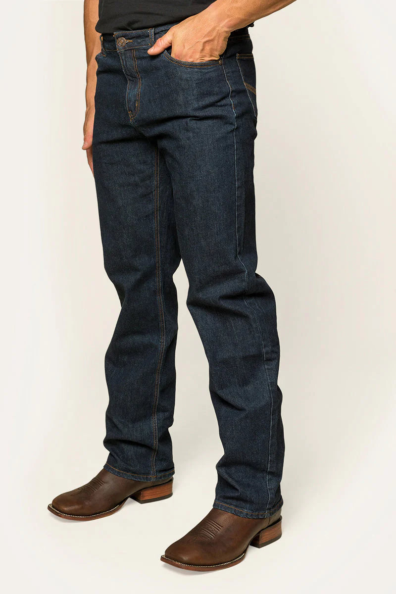Sturt Mens Relaxed Leg Jean - Dark Blue - Ringers Western Toowoomba