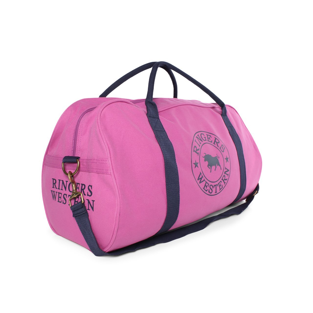 Gundagai Duffle Bag - Orchid With Dark Navy Print - Ringers Western Toowoomba